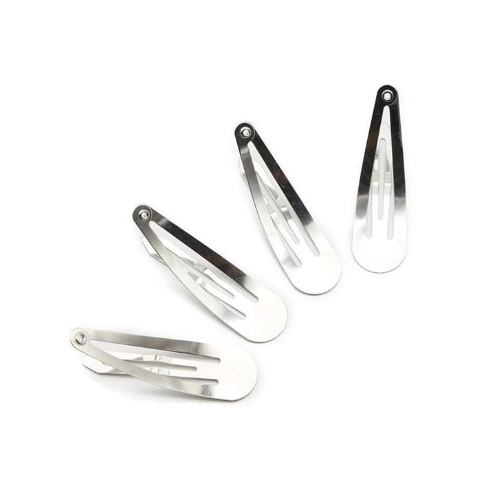 12 pcs Metal Bangles / Hair clips - Silver - 