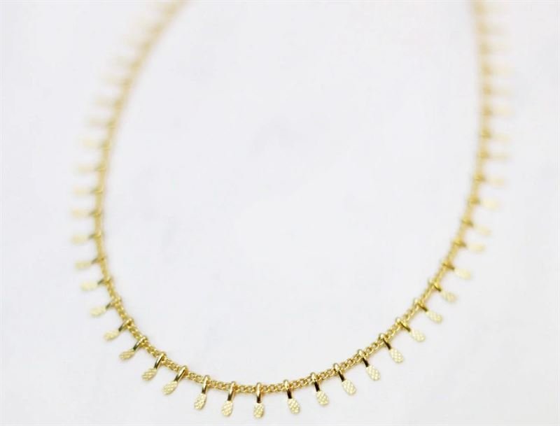 Ankle Chain with Small Pendants - | Fashiongirl