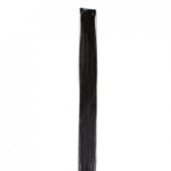 Black, 50 cm - Crazy Colour Clip On - | Fashiongirl