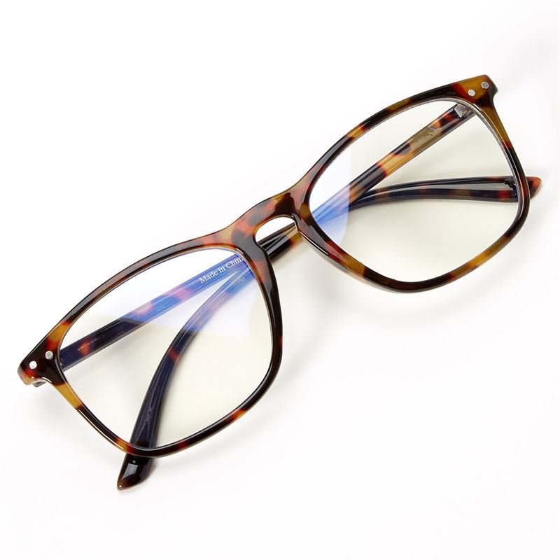 Blue Light glasses - Tortoise Shell brown, style 2 - | Fashiongirl