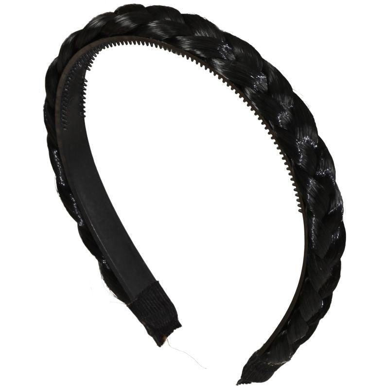 Braided Headband - Black - 