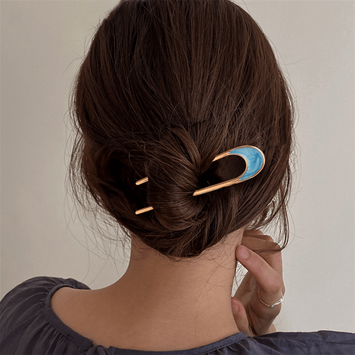 Chris Rubin Alina French Hairpin - Ivory - Hair Accessories