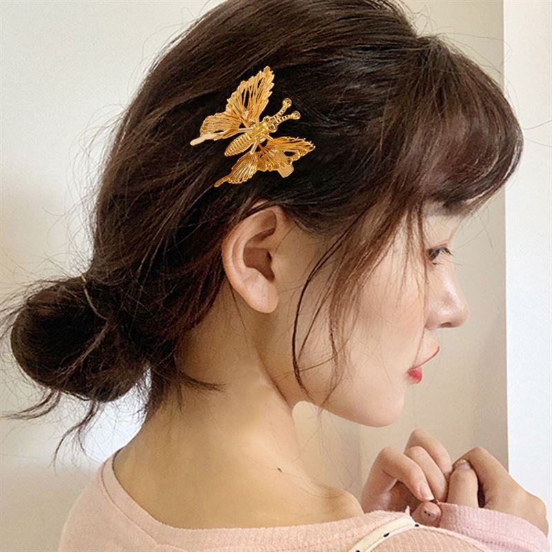 Chris Rubin Butterfly Hair Claw - Silver - Hair Accessories | Fashiongirl