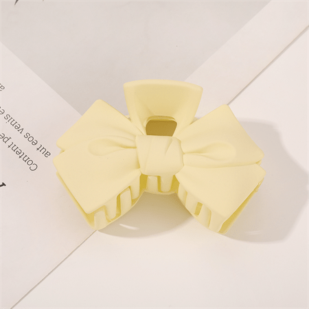 Chris Rubin Mia Hair Claw - Lemon Yellow - Hair Accessories | Fashiongirl