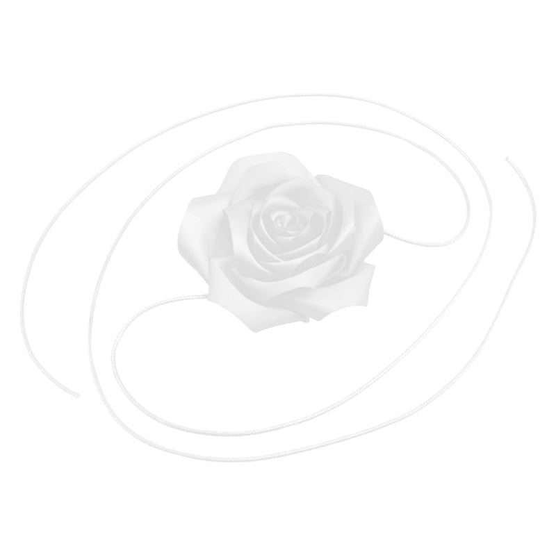 Chris Rubin Rosalia Choker Necklace - White - | Fashiongirl