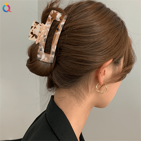 Chris Rubin Ruby Hair Claw - Chromatic Strips - Hair Accessories | Fashiongirl