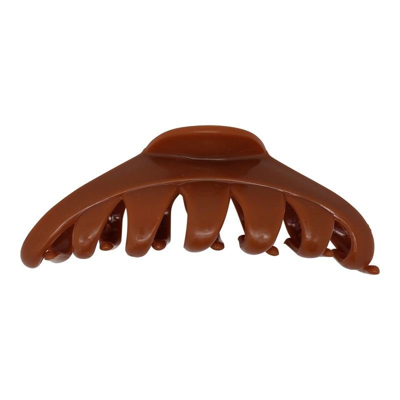 Design Hair Claw model style 10 cm - Brown - Hair Accessories | Fashiongirl