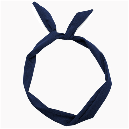 Flexi Hairband with steel wire - Dark blue - Hair Accessories | Fashiongirl