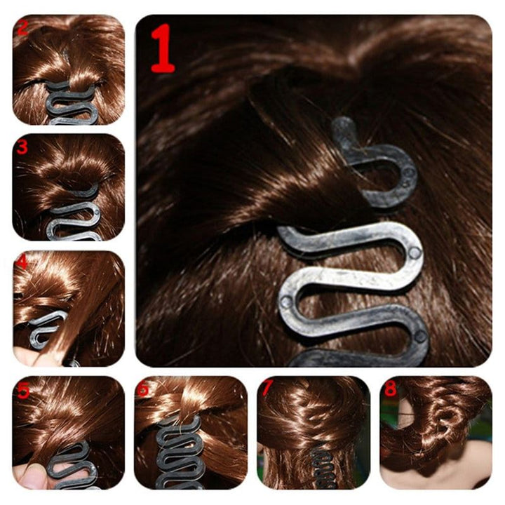 Hair Braider 15 cm - Create perfect herringbone braids - | Fashiongirl
