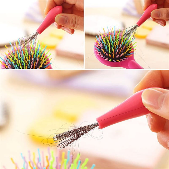 Hair brush cleaner tool - pink - Hair Styling tool | Fashiongirl