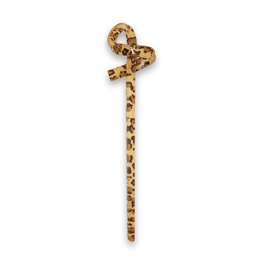 Leopard Hair Stick - | Fashiongirl