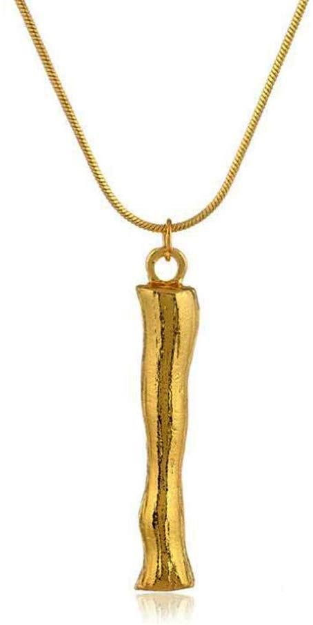 Letter necklace - Bamboo fl. variants - | Fashiongirl