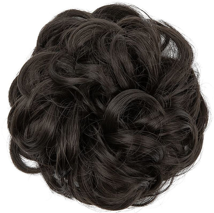 Messy Curly Hair for bun #4 - Black Brown - Hair Accessories | Fashiongirl