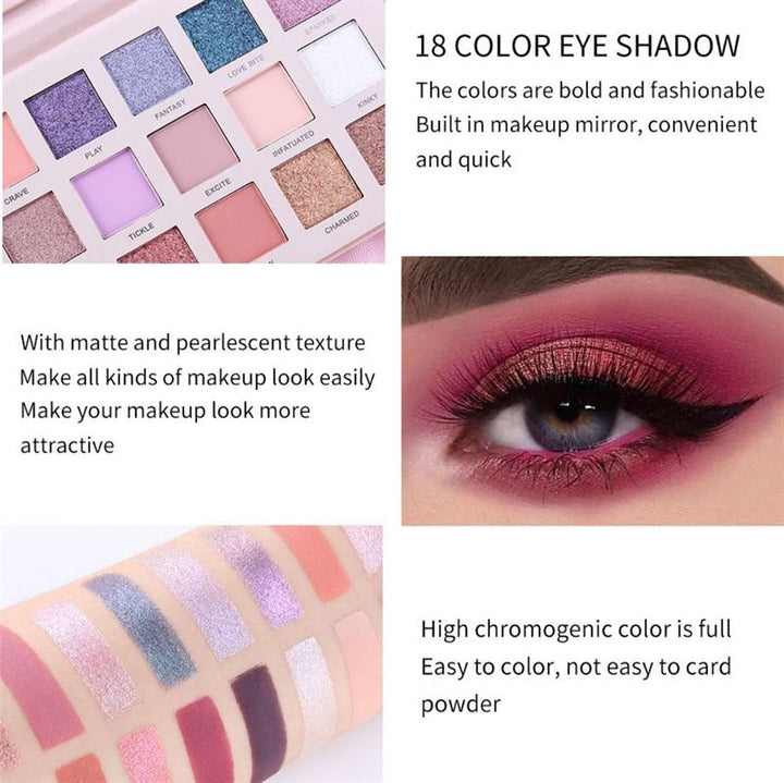 Miss Rose New Nude Eyeshadow Palette, Eyeshadow - Chroma - | Fashiongirl