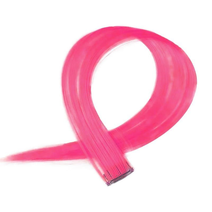 Pink, 50 cm - Crazy Colour Clip On - | Fashiongirl