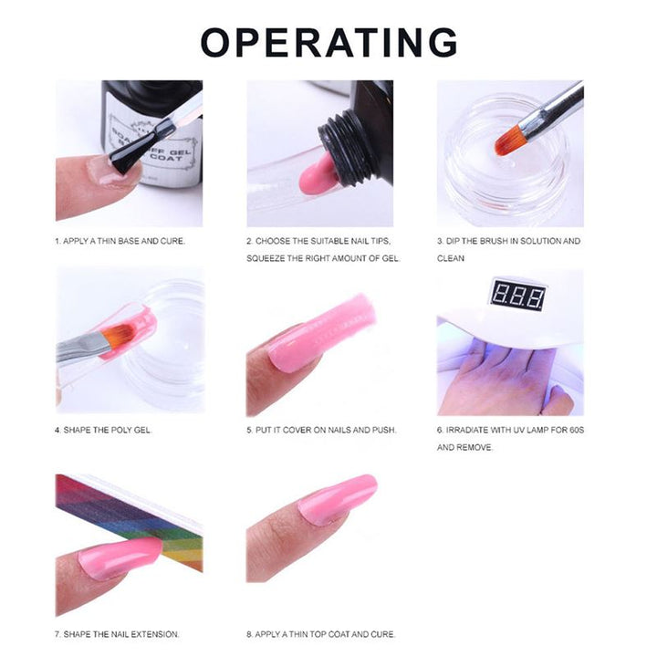 Qshy Polygel Kit - | Fashiongirl