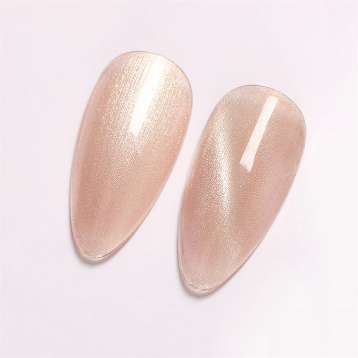 RONIKI Magic Silver Cat Eye Gel Nail Polish Nude (07) - | Fashiongirl