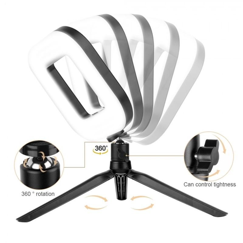 Selfie Ring Light for iPhone / Android | LED lighting for smartphones - D21 - | Fashiongirl