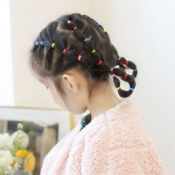 SOHO Adin Snag Free Hair elastics, 1000 pcs - Magic Purple - Hair Accessories | Fashiongirl