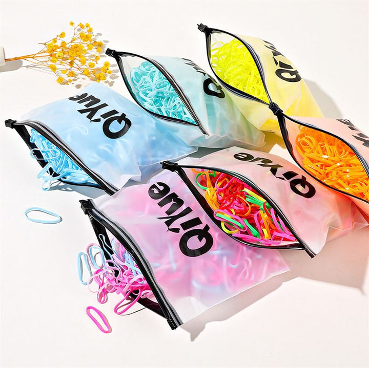SOHO Adin Snag Free Hair elastics, 1000 pcs - Magic Purple - Hair Accessories | Fashiongirl
