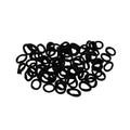 SOHO Anni Hair elastics - Black - Hair Accessories | Fashiongirl