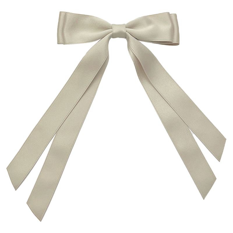 SOHO Anua Bow Hair Clip - Beige - Hair Accessories | Fashiongirl
