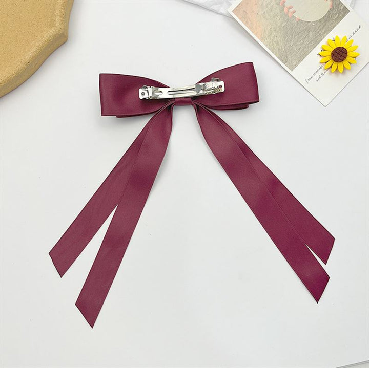SOHO Anua Bow Hair Clip - Black - Hair Accessories | Fashiongirl