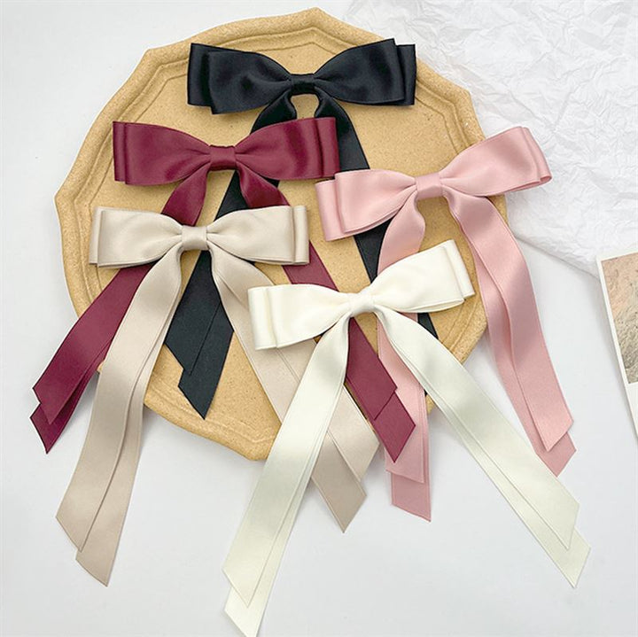 SOHO Anua Bow Hair Clip - Black - Hair Accessories | Fashiongirl