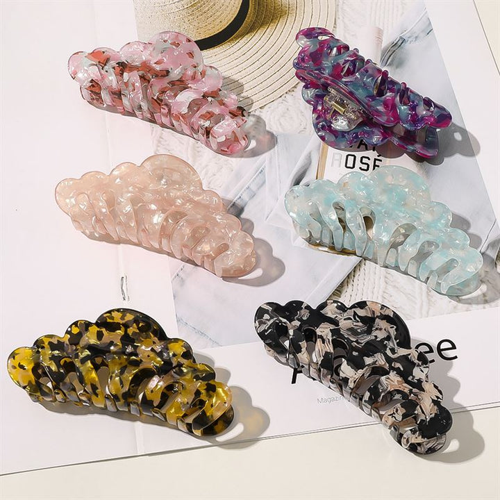 SOHO Callie Hair Claw - Crystal Blue - Hair Accessories