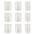 SOHO Ceramic Thermal Hair Rollers 46/36/28 MM Velcro Curlers / Hair Rollers - 9 pcs - Hair Styling tool | Fashiongirl