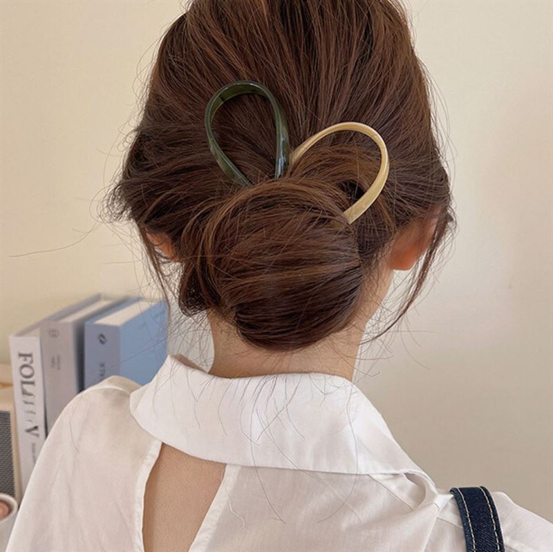 SOHO Channe Hairpin - Green - Hair Accessories | Fashiongirl
