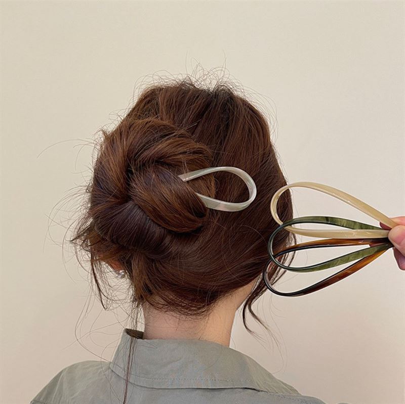 SOHO Channe Hairpin - Green - Hair Accessories | Fashiongirl