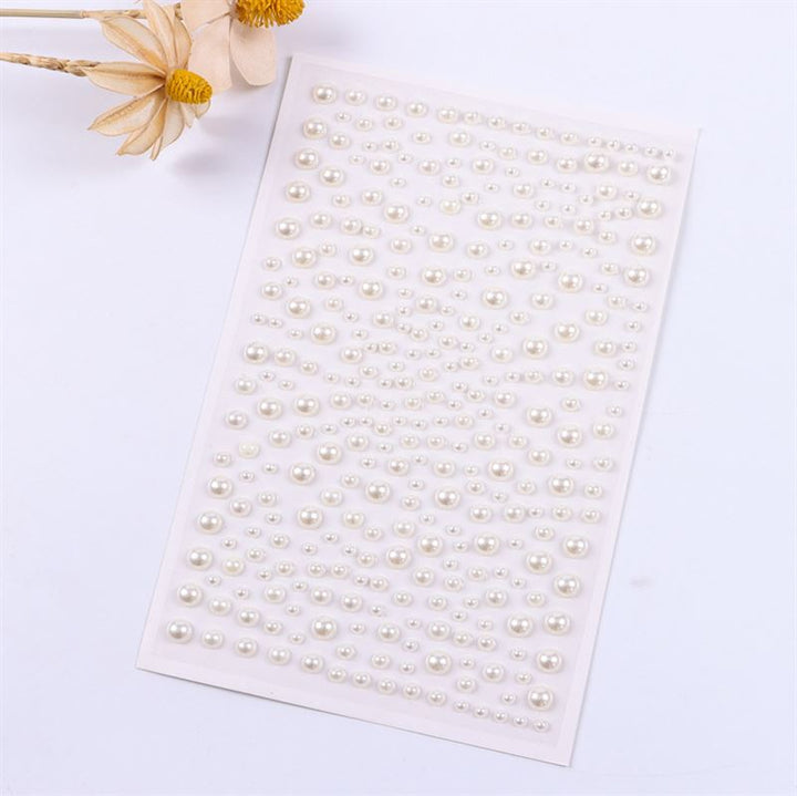 SOHO Dazzling Self Adhesive Beads - White - | Fashiongirl