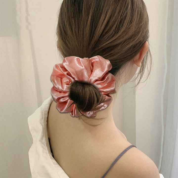 SOHO Dina Ponytail Scrunchie Spiral - Champagne - Hair Accessories