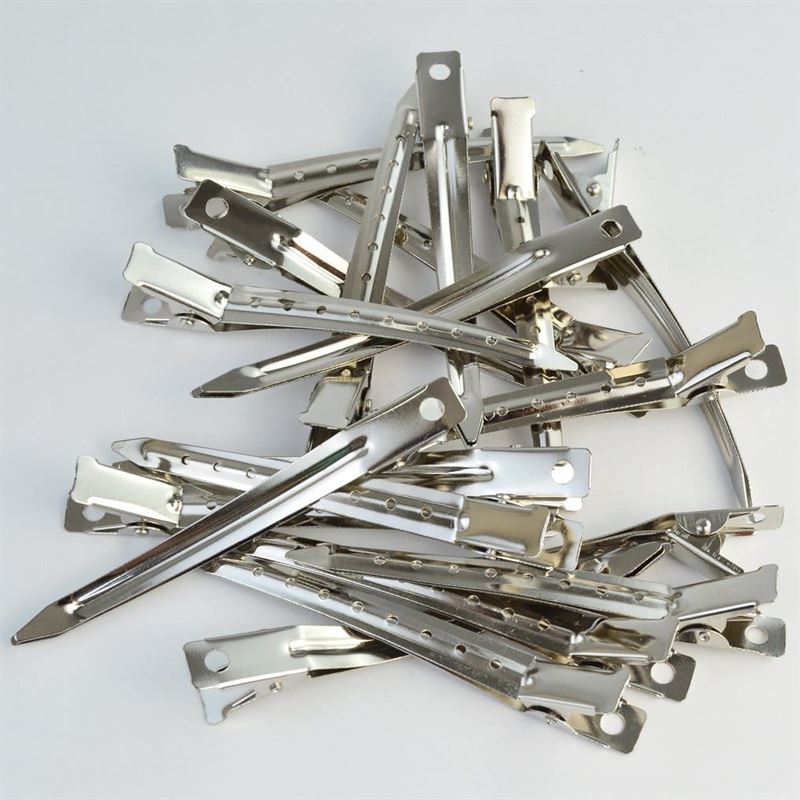 SOHO Duck Metal Hair Clips for Hair Styling and Splitting - 12 pcs - | Fashiongirl