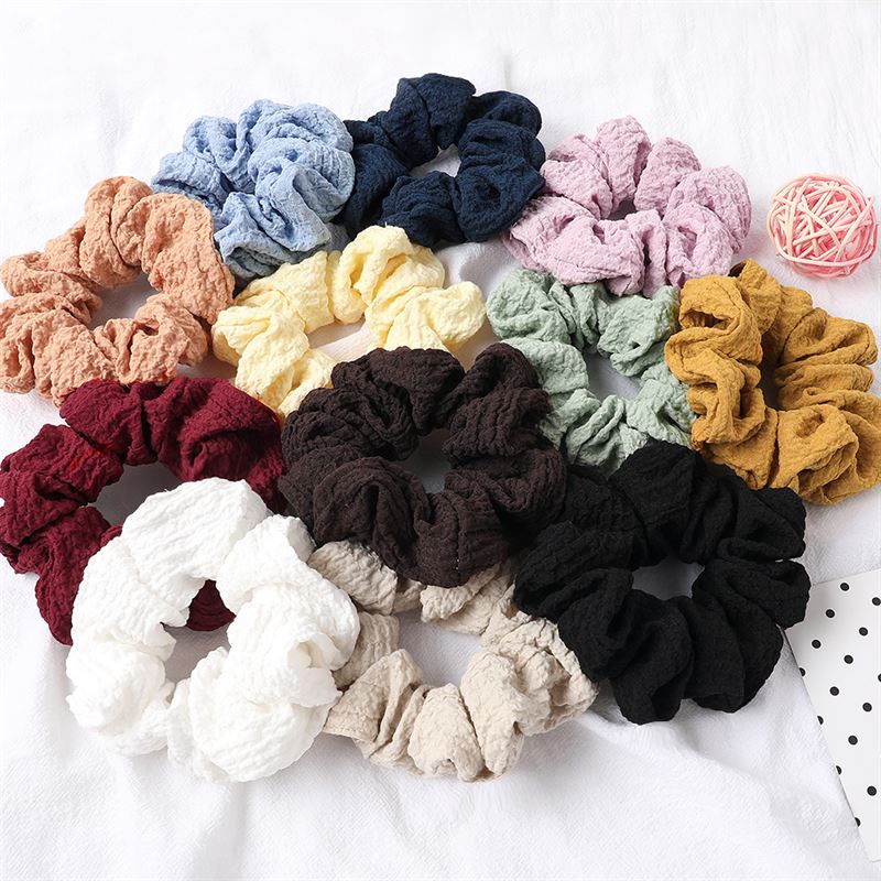 SOHO Frida Scrunchie - Beige - Hair Accessories