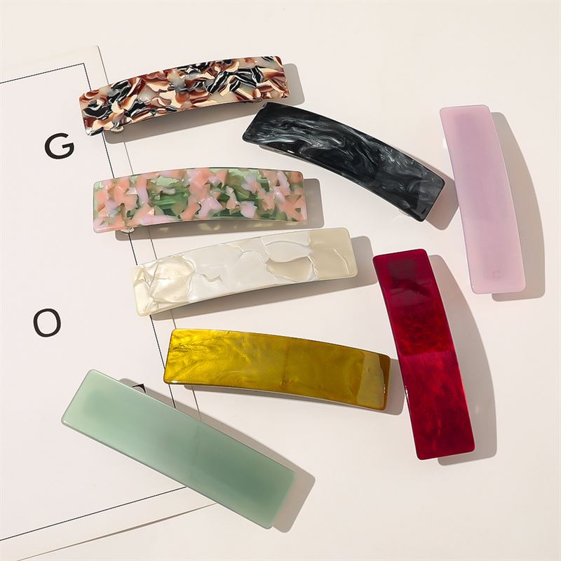 SOHO Gina Hair Clip - White - | Fashiongirl