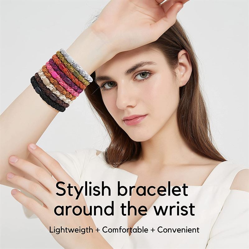 SOHO Hair elastics - Pink, 3 pcs - Hair Accessories | Fashiongirl