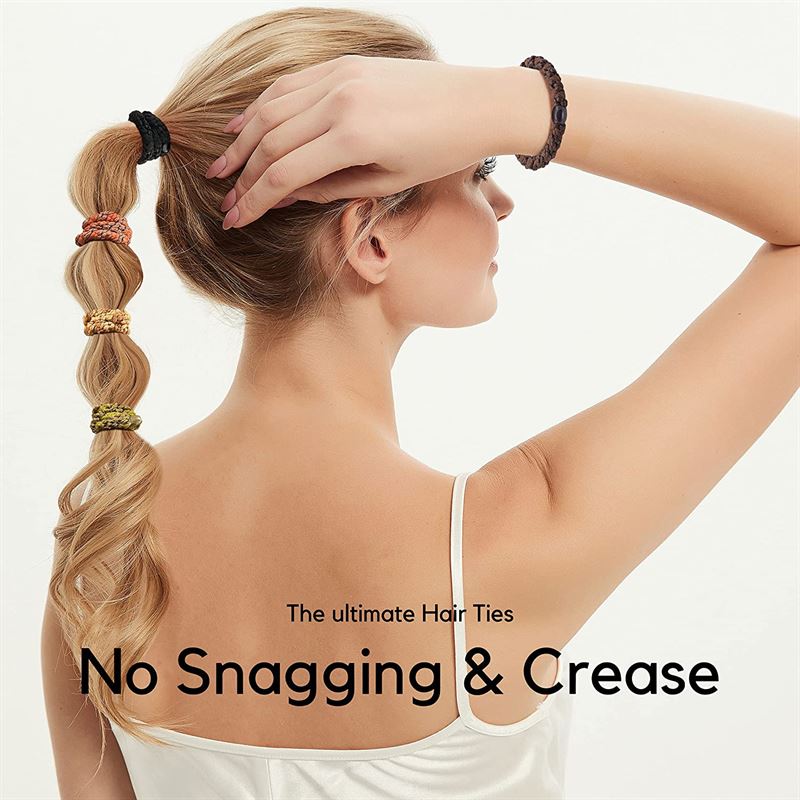 SOHO Hair elastics - White, 3 pcs - Hair Accessories | Fashiongirl