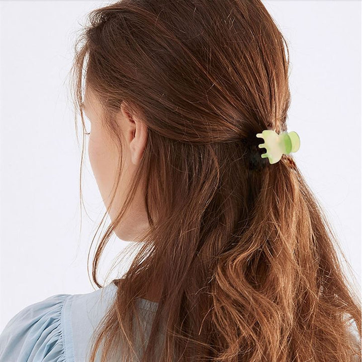 SOHO Hara Mini Hair Claw - Black Marble - Hair Accessories