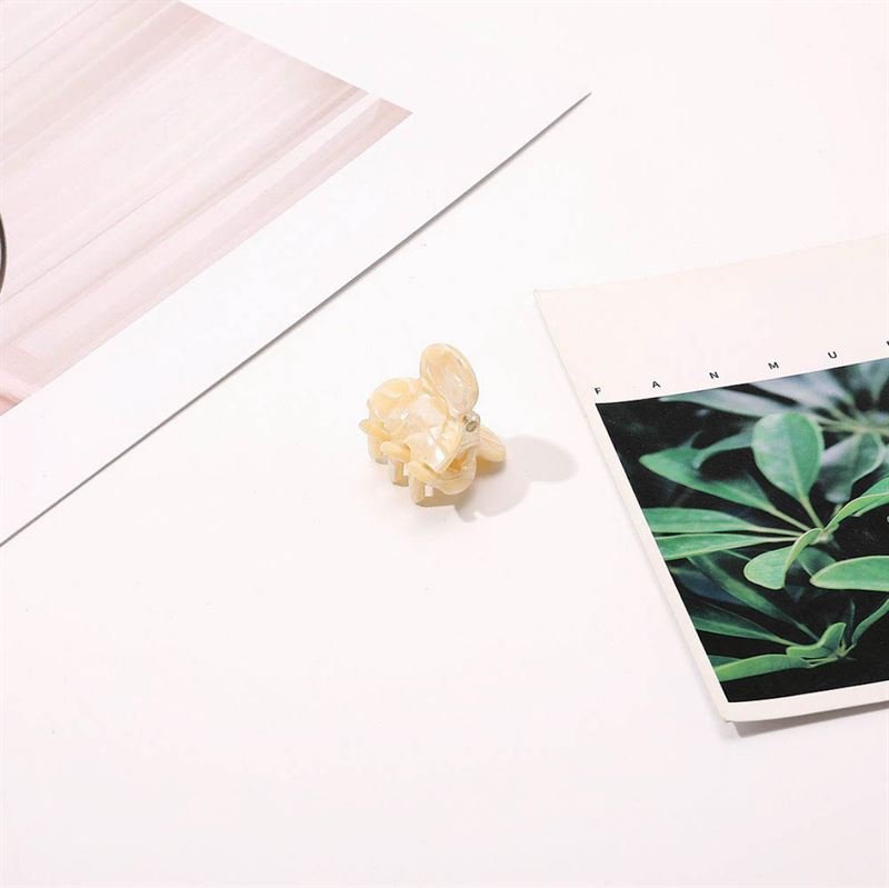 SOHO Hara Mini Hair Claw - Ivory - Hair Accessories