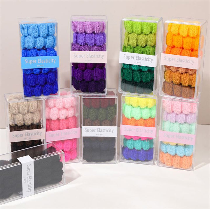 SOHO Hebe Hair elastics - Black - Hair Accessories | Fashiongirl