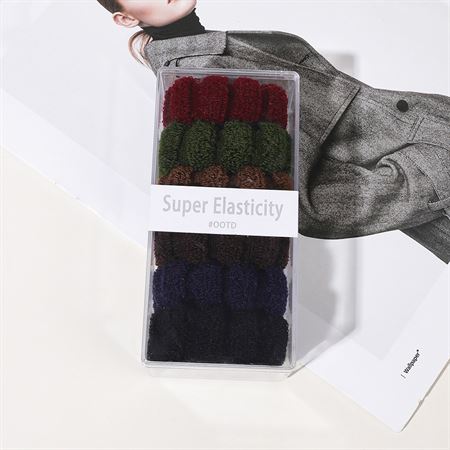 SOHO Hebe Hair elastics - Dark - Hair Accessories | Fashiongirl