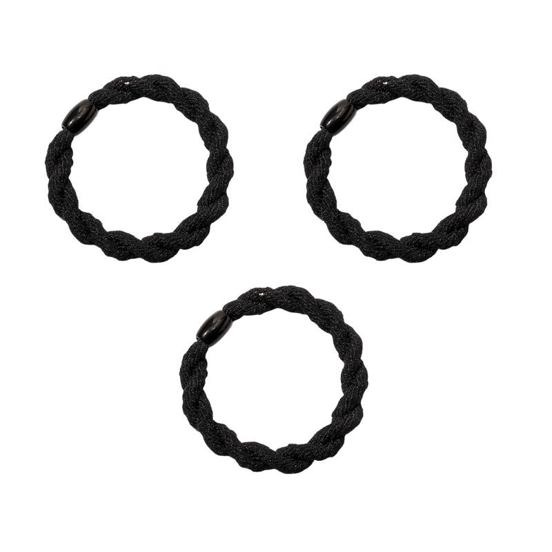 SOHO Karoline Hair elastics - Black - Hair Accessories | Fashiongirl