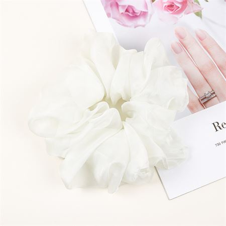 SOHO Keeya Scrunchie - White - Hair Accessories