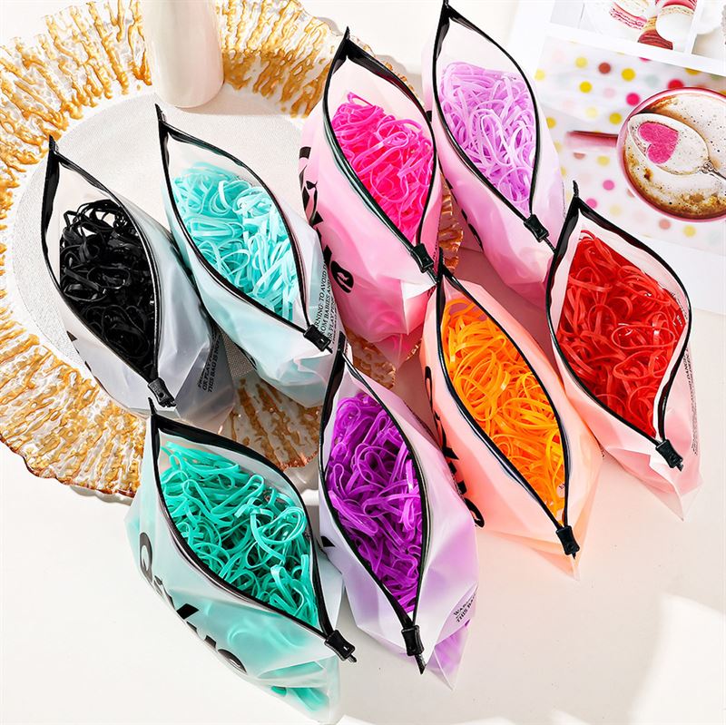 SOHO Liva Snag Free Hair elastics, 500 pcs - Magic Pink - Hair Accessories | Fashiongirl