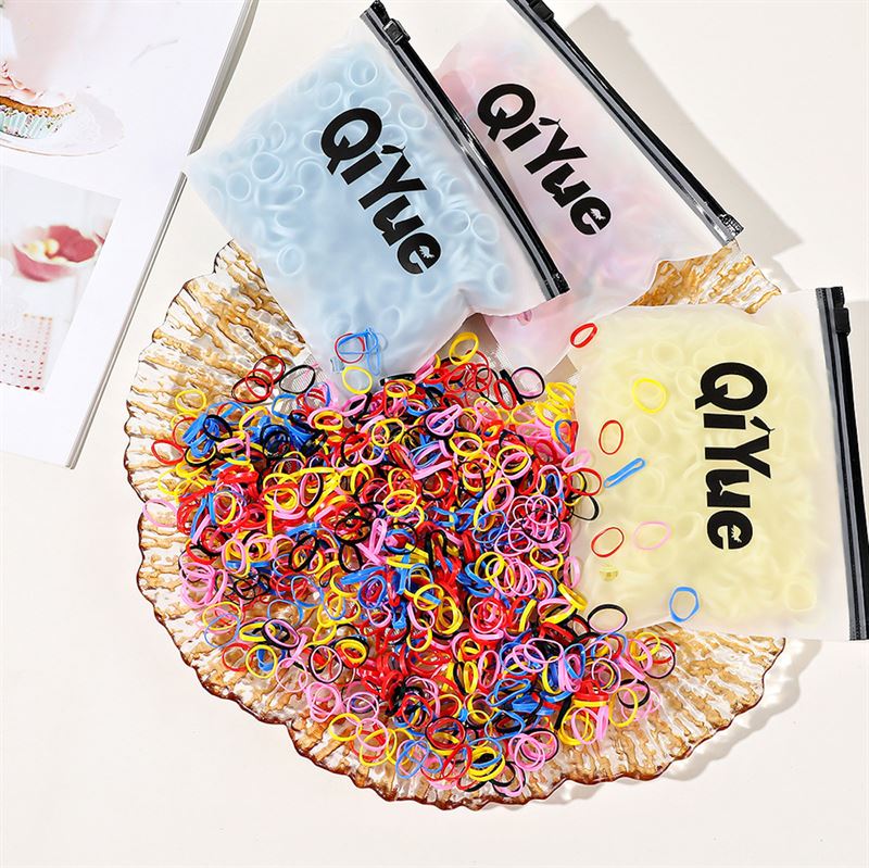 SOHO Liva Snag Free Hair elastics, 500 pcs - Transparent - Hair Accessories | Fashiongirl