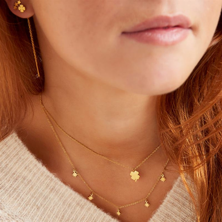 SOHO Maci Double Necklace - Gold - | Fashiongirl