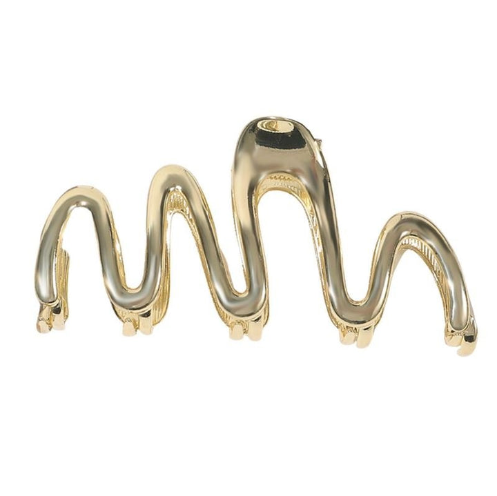 SOHO Malik Metal Hair Claw - Gold - Hair Accessories
