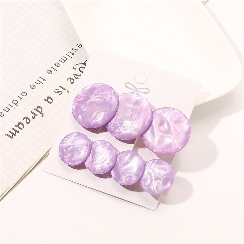 SOHO Opal Hair clips - Purple - | Fashiongirl